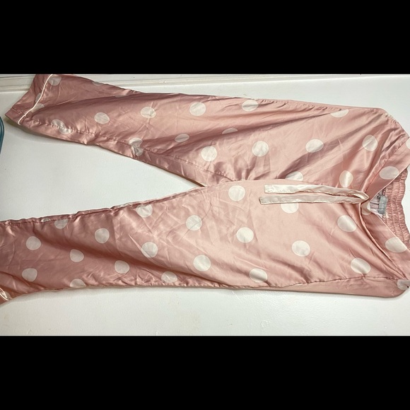 New look print satin pajama set in pink dot…brand new!! - Picture 6 of 8